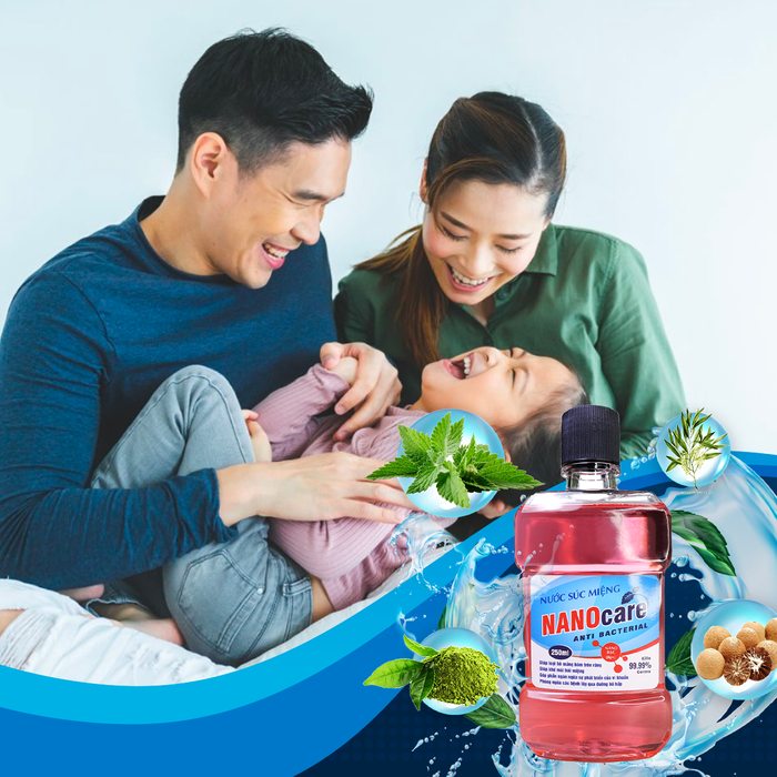 Thảo dược súc miệng tinh chất Mật cau Nanocare 250ml