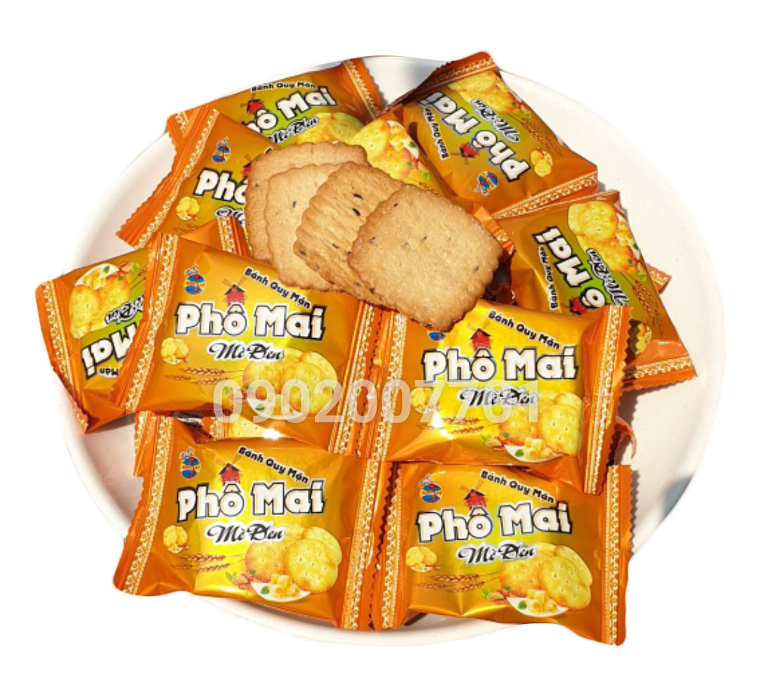 Bánh Quy Măn Phô Mai Mè Đen Thơm Ngon-tết -đồ ăn vặt-bánh mứt tết