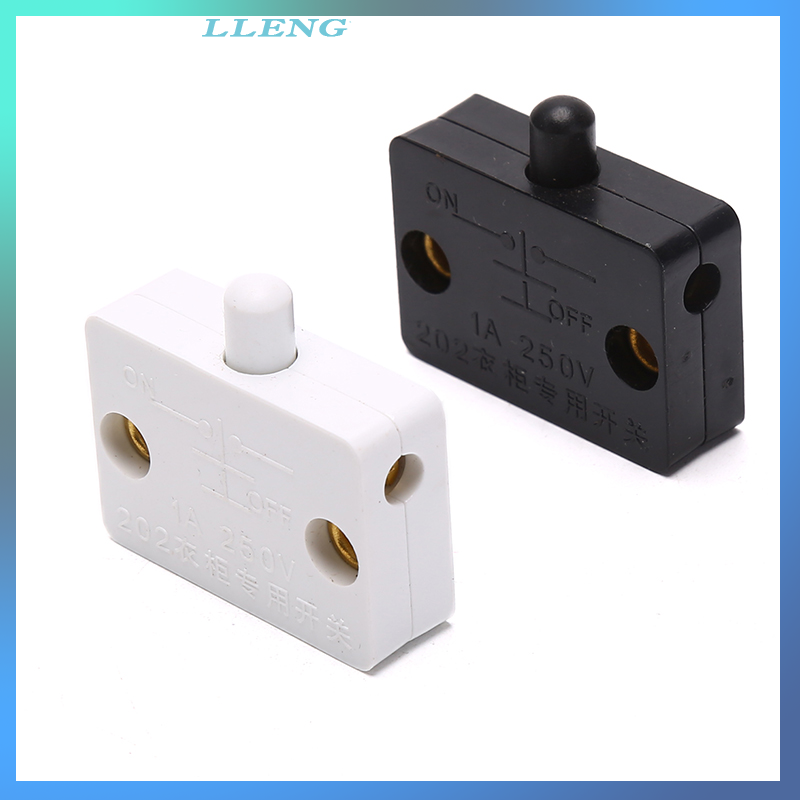 LLENG Closet Cabinet Light Automatic Reset Switch Home Cabinet Door Control Switch