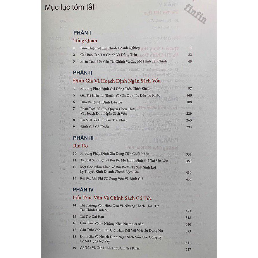 Sách Tài Chính Doanh Nghiệp (Corporate Finance)