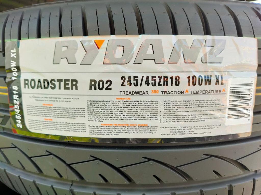 RYDANZ 235/35R19 Roadster R02 91W | eBay Australia
