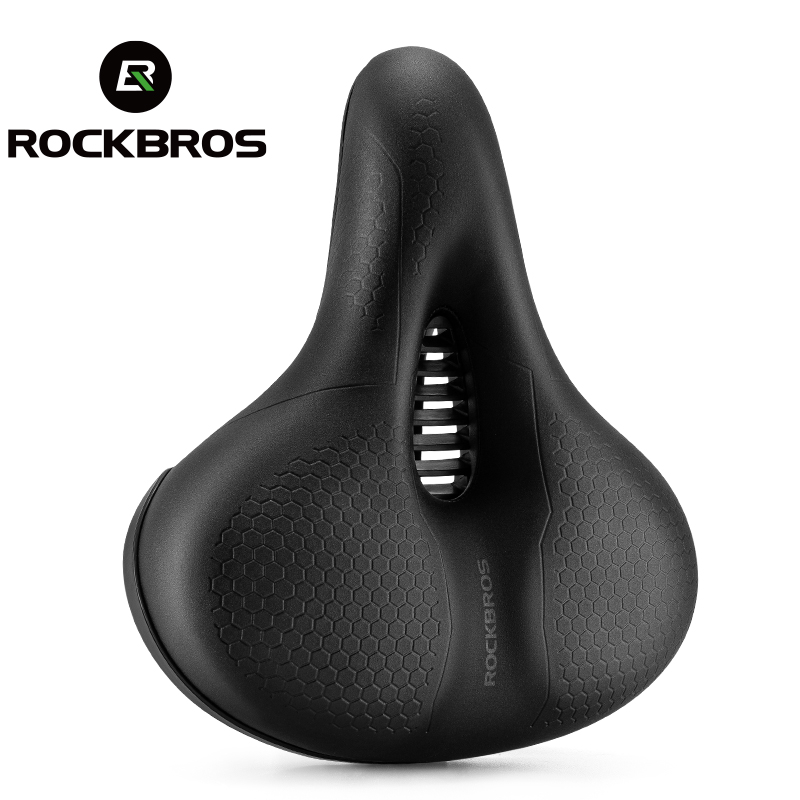 ROCKBROS Bicycle Saddle High Elasticity Memory Foam Shock Absorbing ...