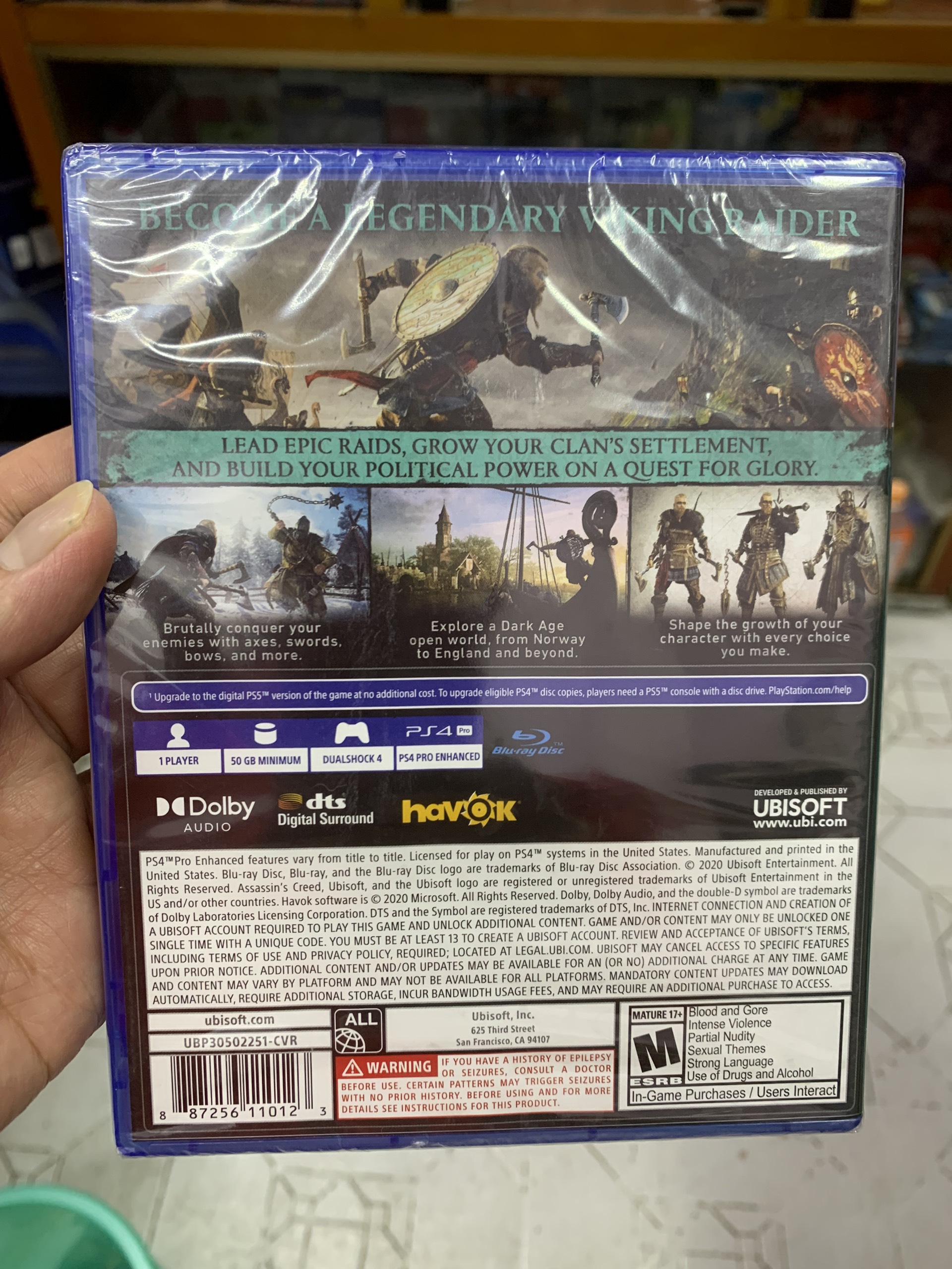 Đĩa game Ps4 Assassin's Creed Valhalla