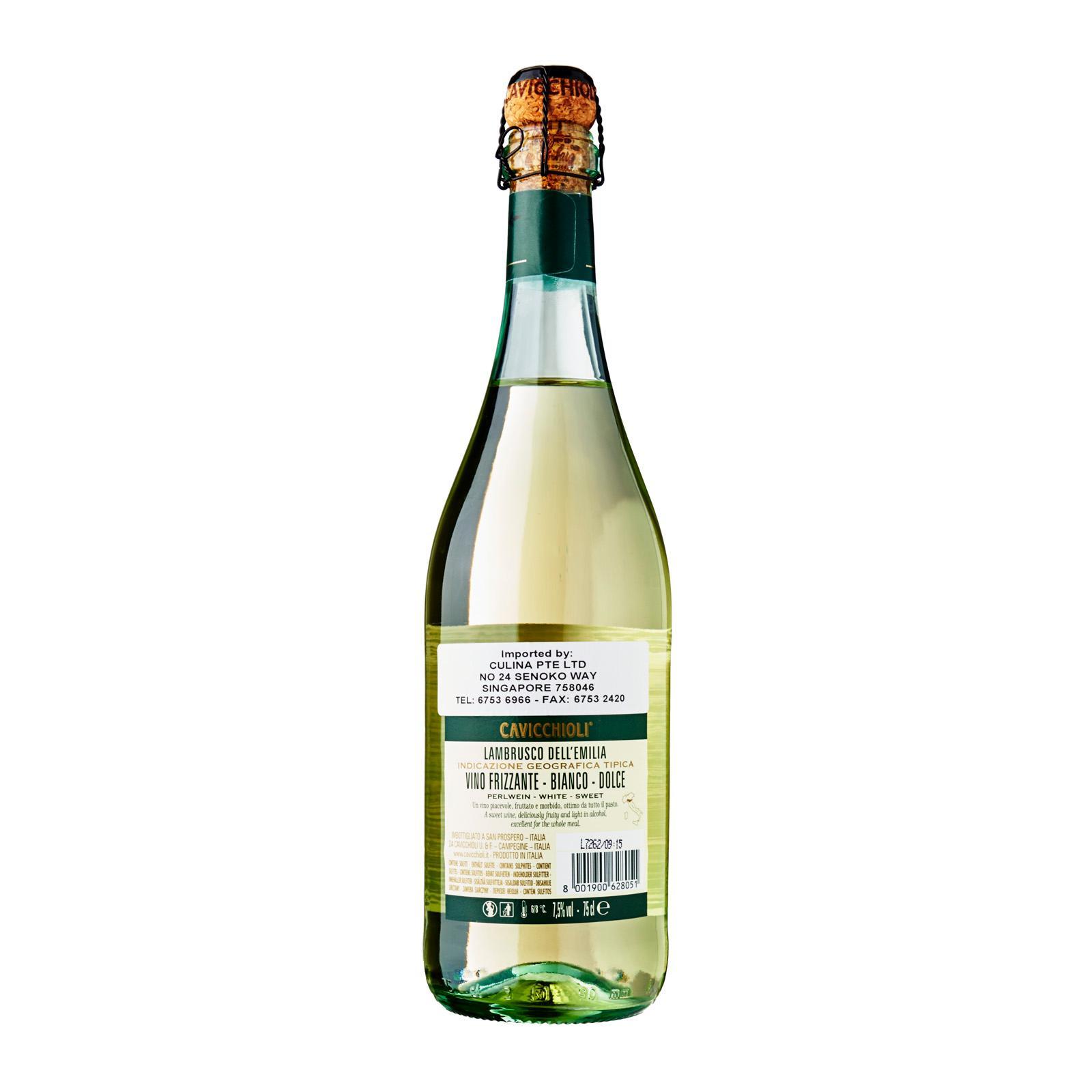 Cavicchioli Lambrusco (Bianco) White Emilia Sweet - By Culina | Lazada  Singapore