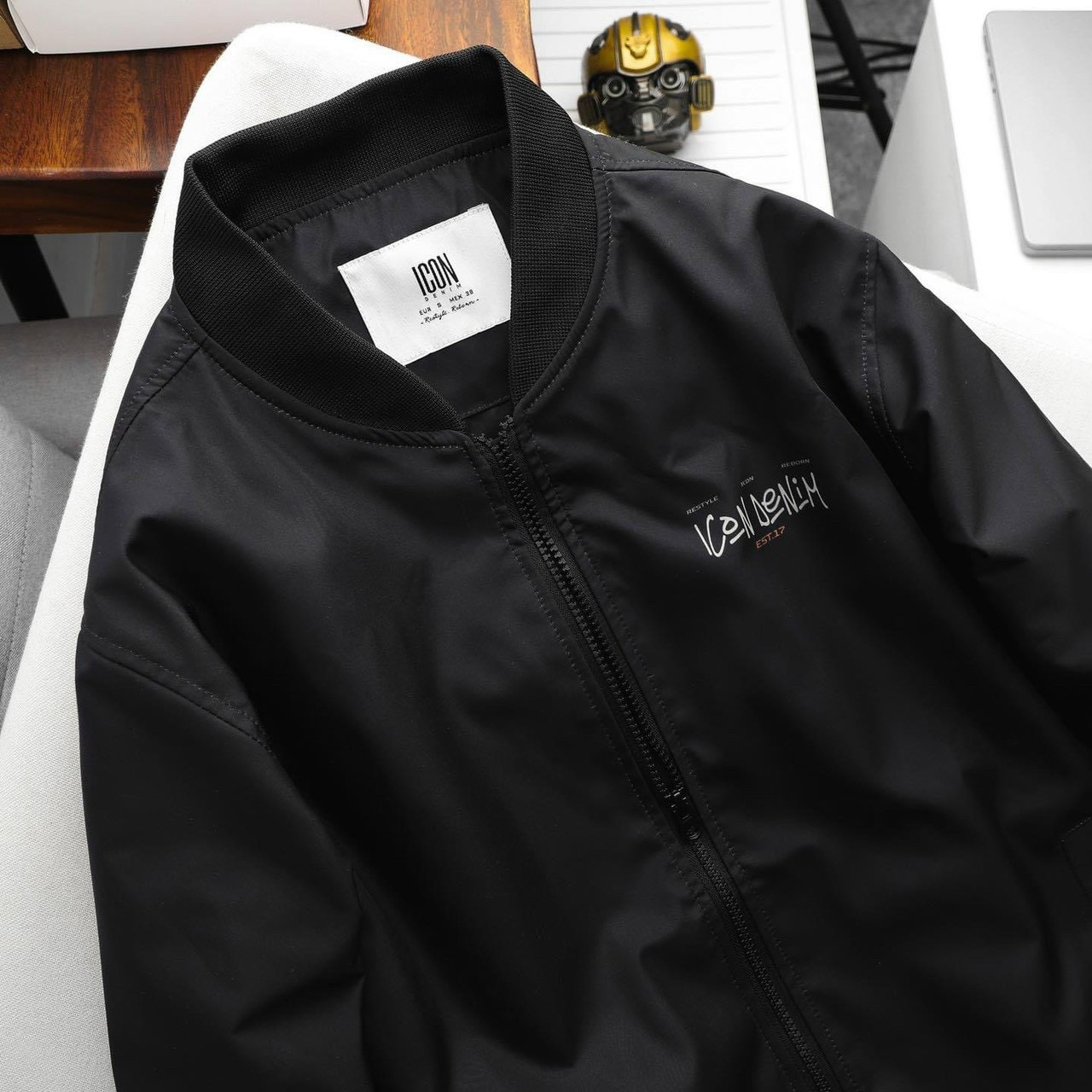 Áo Khoác Bomber Basic JOG Unisex Nam Nữ Oversize Form Rộng