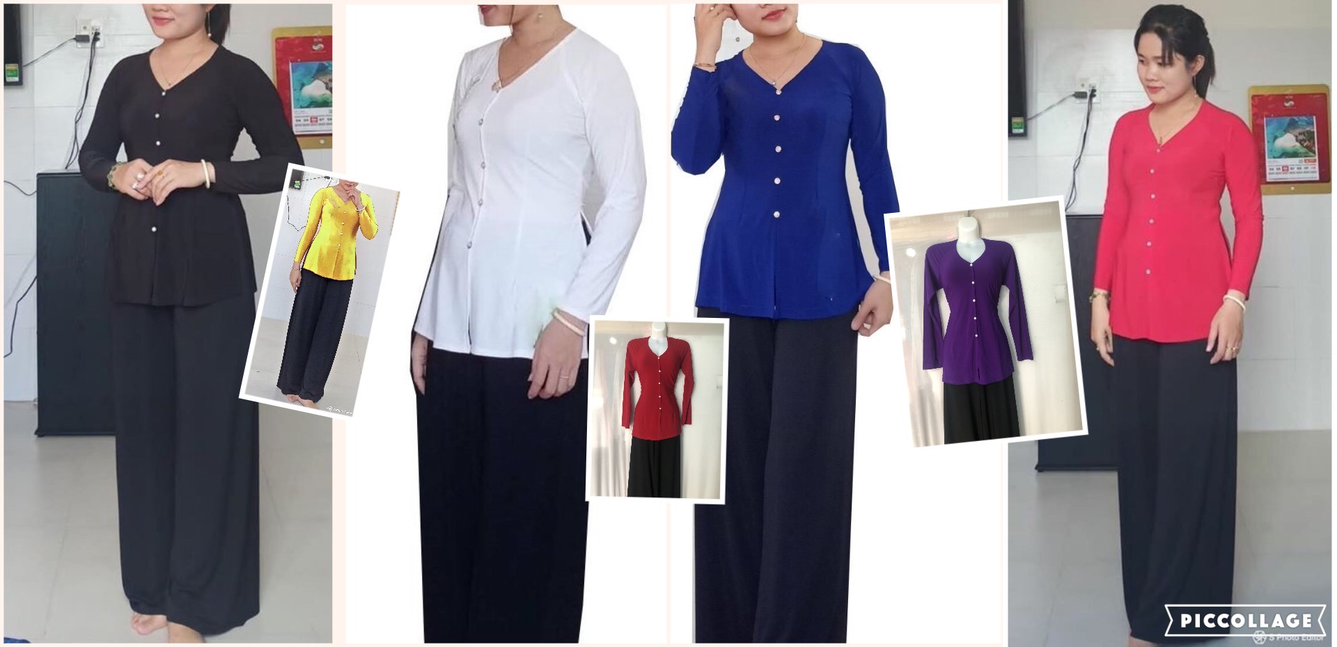 BỘ BÀ BA TRƠN (40-70KG)-ÁO KÈM QUẦN