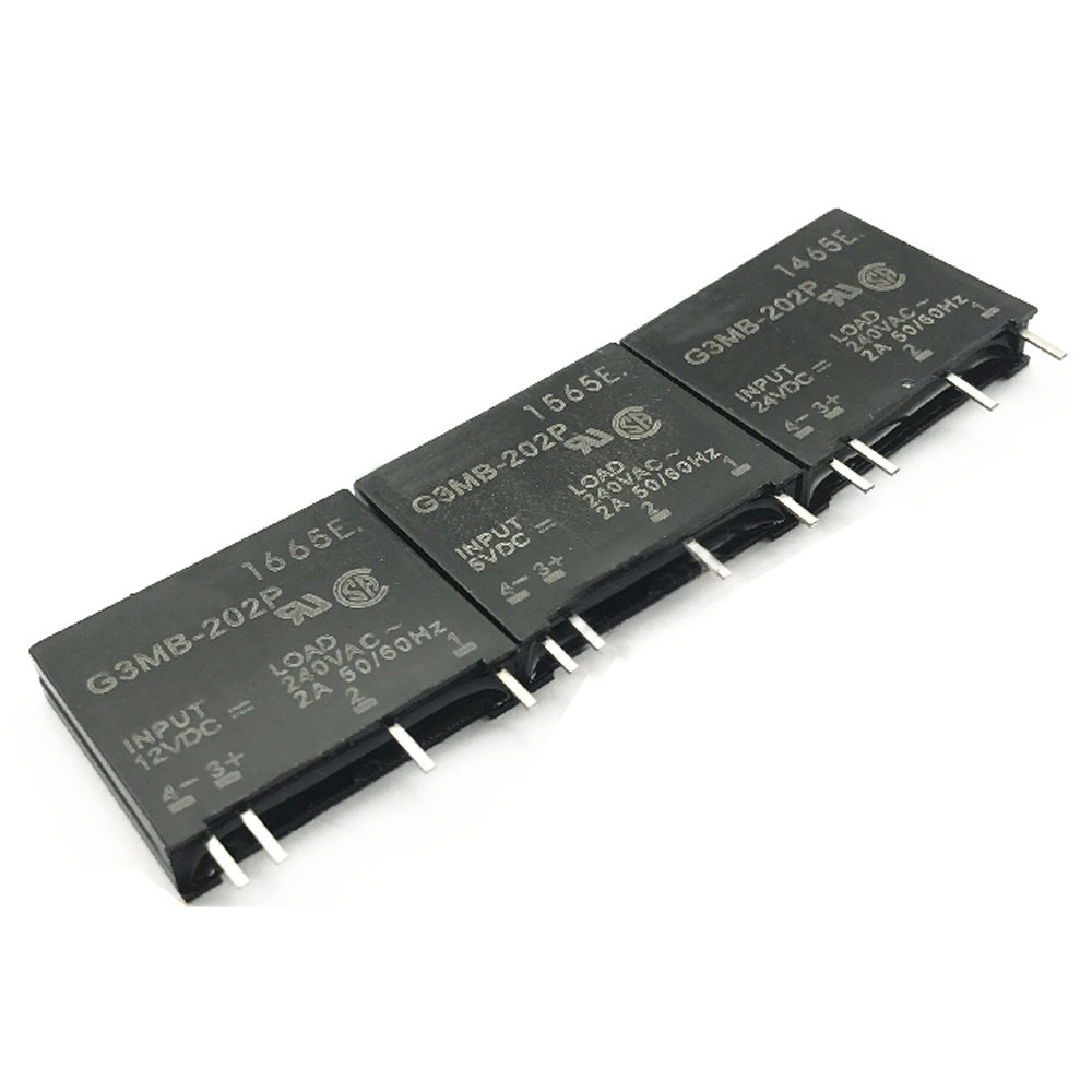 5v 12v 24v dc-ac solid state relay module g3mb-202p pcb sip ssr ac 240v 2a snubber circuit resistor solid state relay switch