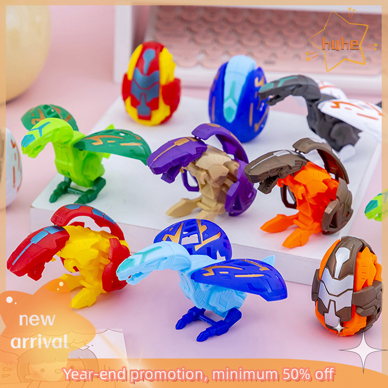 huhe 1Pc Dinosaur Eggs Transforming Toy Simulation Deformation Dinosaur Transform Twisting Children Educational Toys Kids Gift