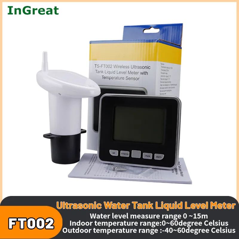 high quality Ultrasonic Water Level Sensor Water Level Meter Wireless