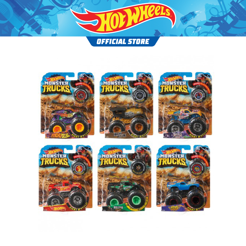 【未開封】Hot Wheels MONSTER TRUCKS まとめ売り Hot Wheels Monster Trucks, 1:64 Scale Die-Cast Toy - Assorted