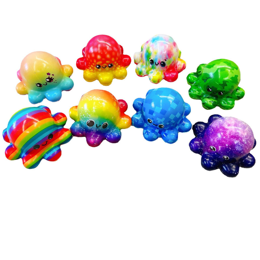 New Octopus PU Slow Rebound Toy Octopus Decompression Toy Elastic Soft Children's Toys