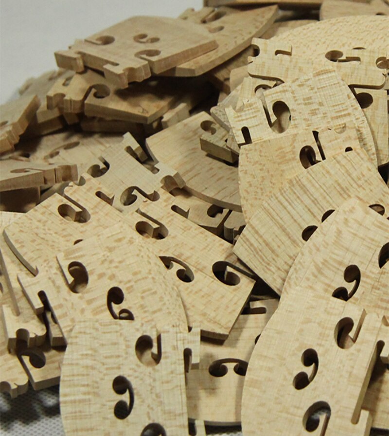 20pcs 4/4 3/4 1/2 1/4 1/8 fiddle violin bridge,maple wood high quality