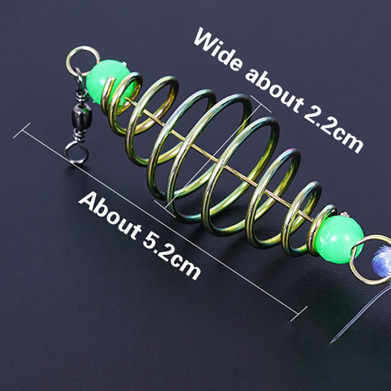 Bully Bundle Hookless Fishing Set Simple Small Fish Net Explosive Hook Spring Bait Cage Fishing Net Sticky. 