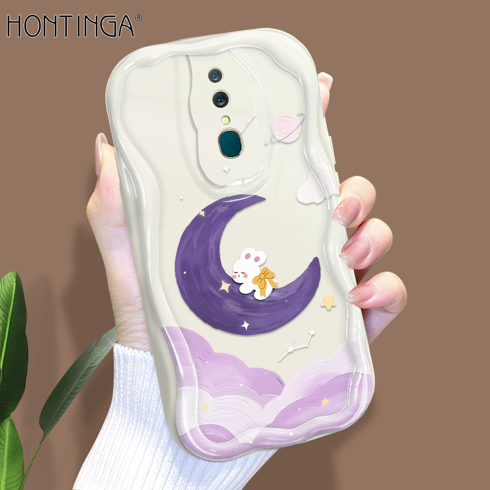 Hontinga%20for%20OPPO%20F11%20Back%20Cover%20Purple%20Moon%20Clouds%20Phone%20Case%20Cream%20Texture%20Wavy%20Edge%20Soft%20Mobile%20Cover%20-%20Image%202