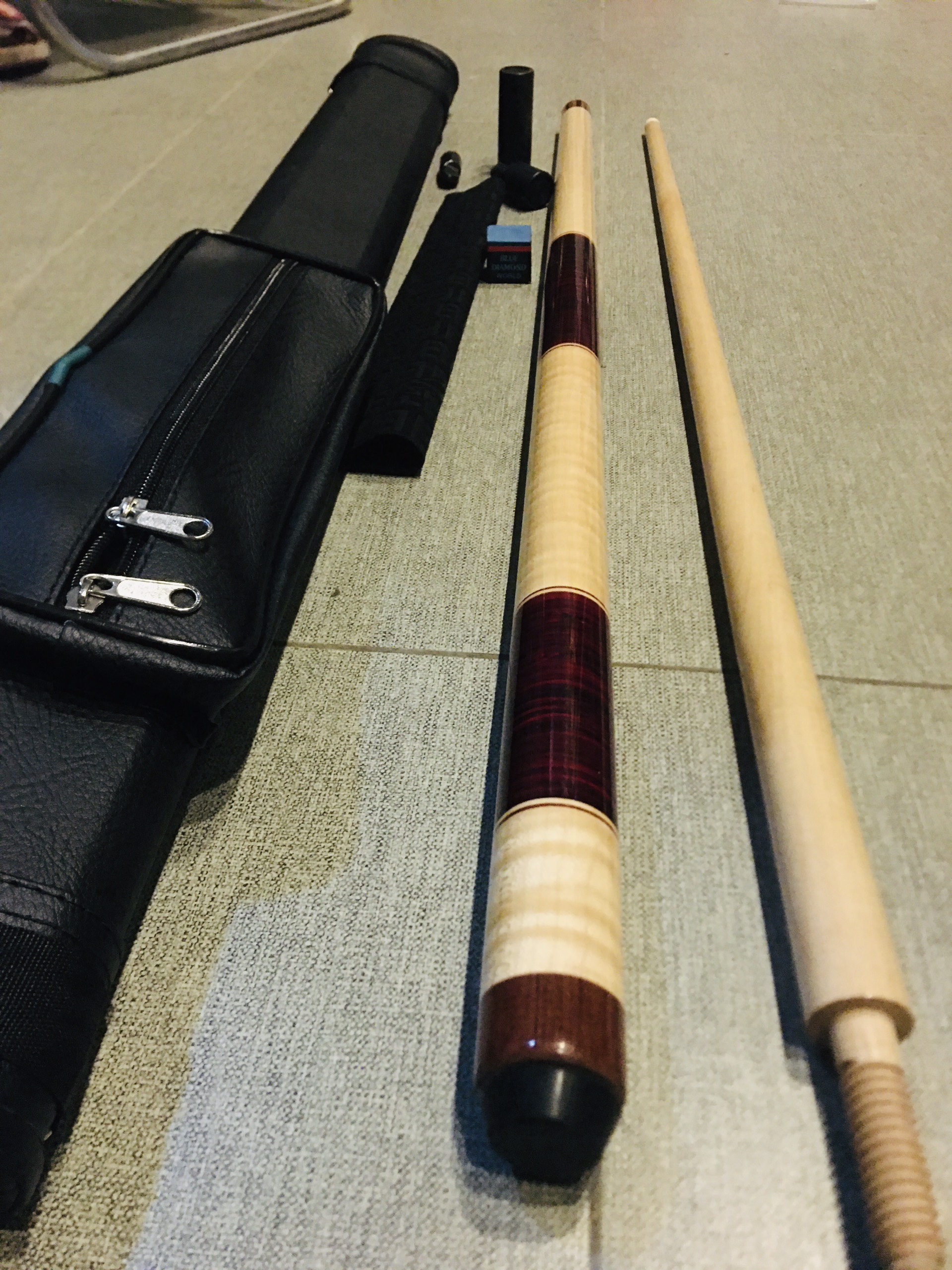 Combo cơ bida líp ren gỗ tầm trung BAM