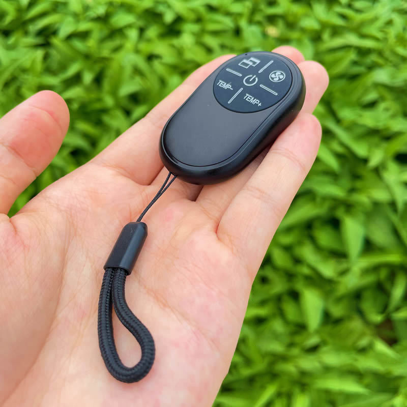Air Conditioner Remote Control, Battery Powered Mini Universal Air Conditioner Remote Control with Lanyard