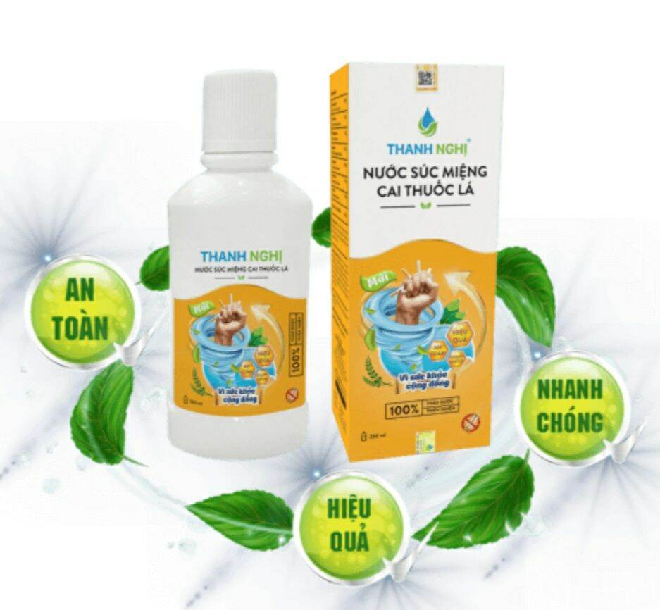 Nước súc miệng cai thuốc lá thanh nghị 250ml