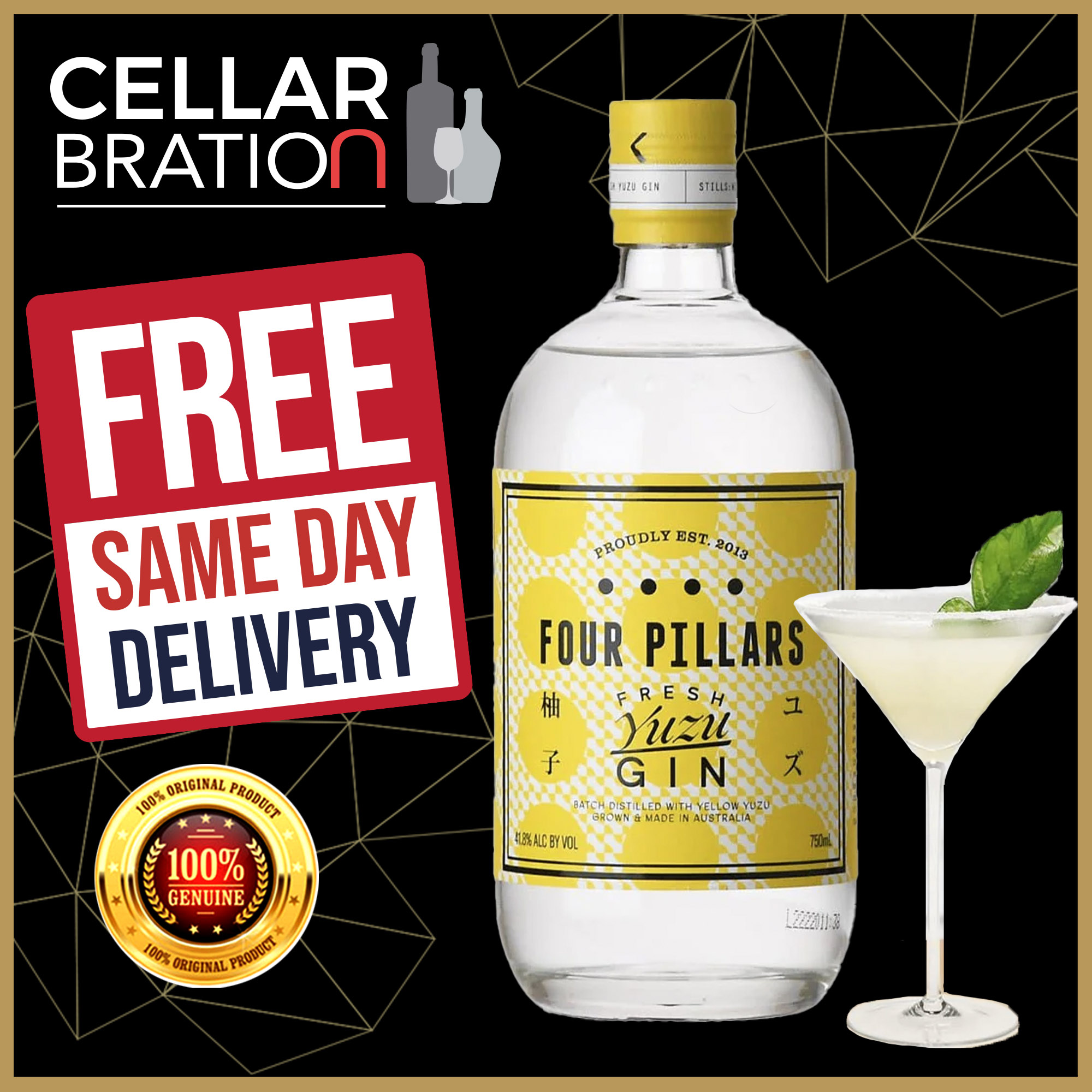 Four Pillars Fresh Yuzu Gin 700ml | Lazada Singapore