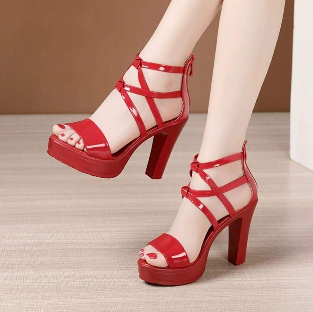 Giày sadanl quai da bản dài cao cấp 10p