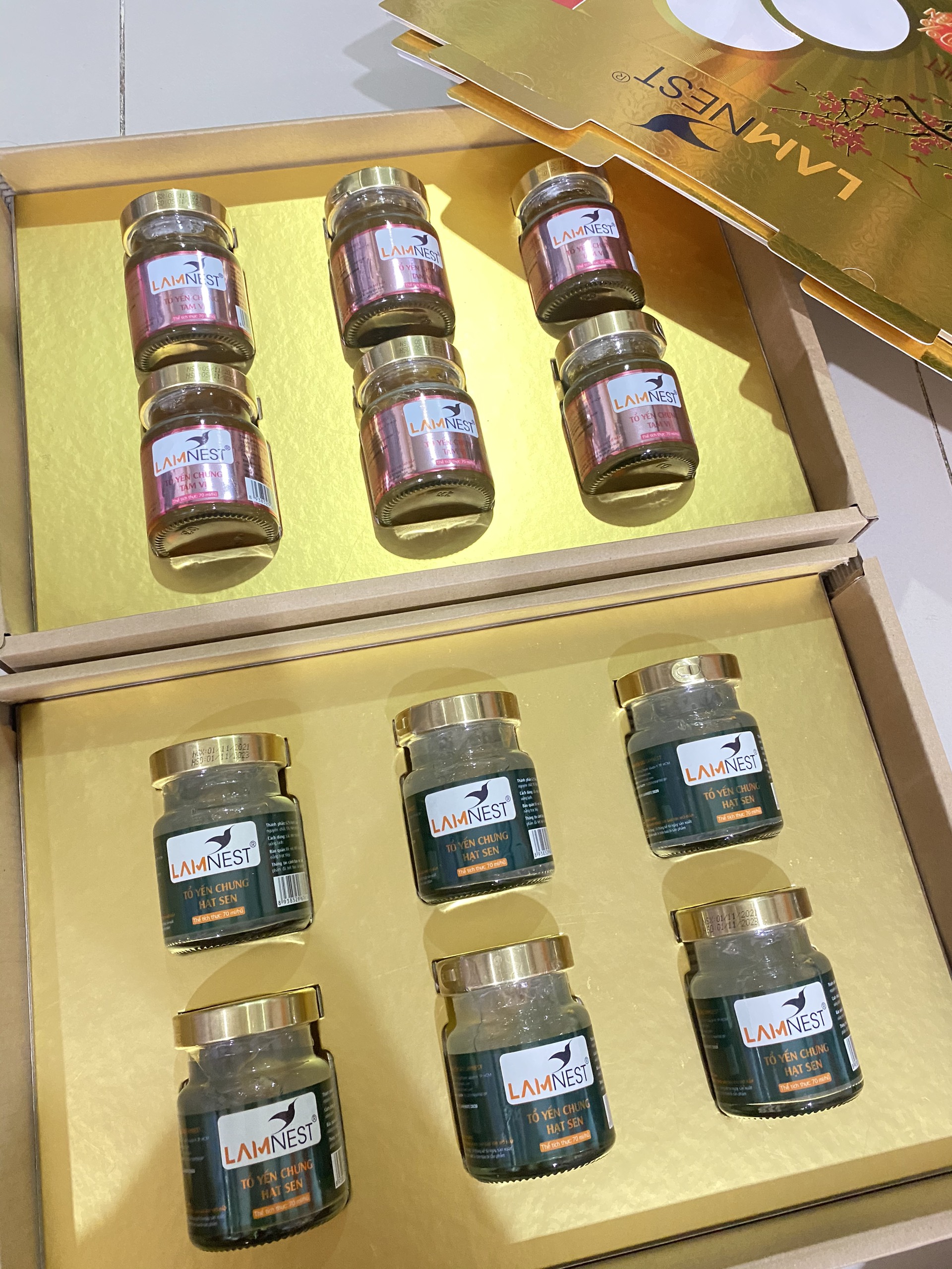 6 hủ yến 70ml có mix đủ vị 295k