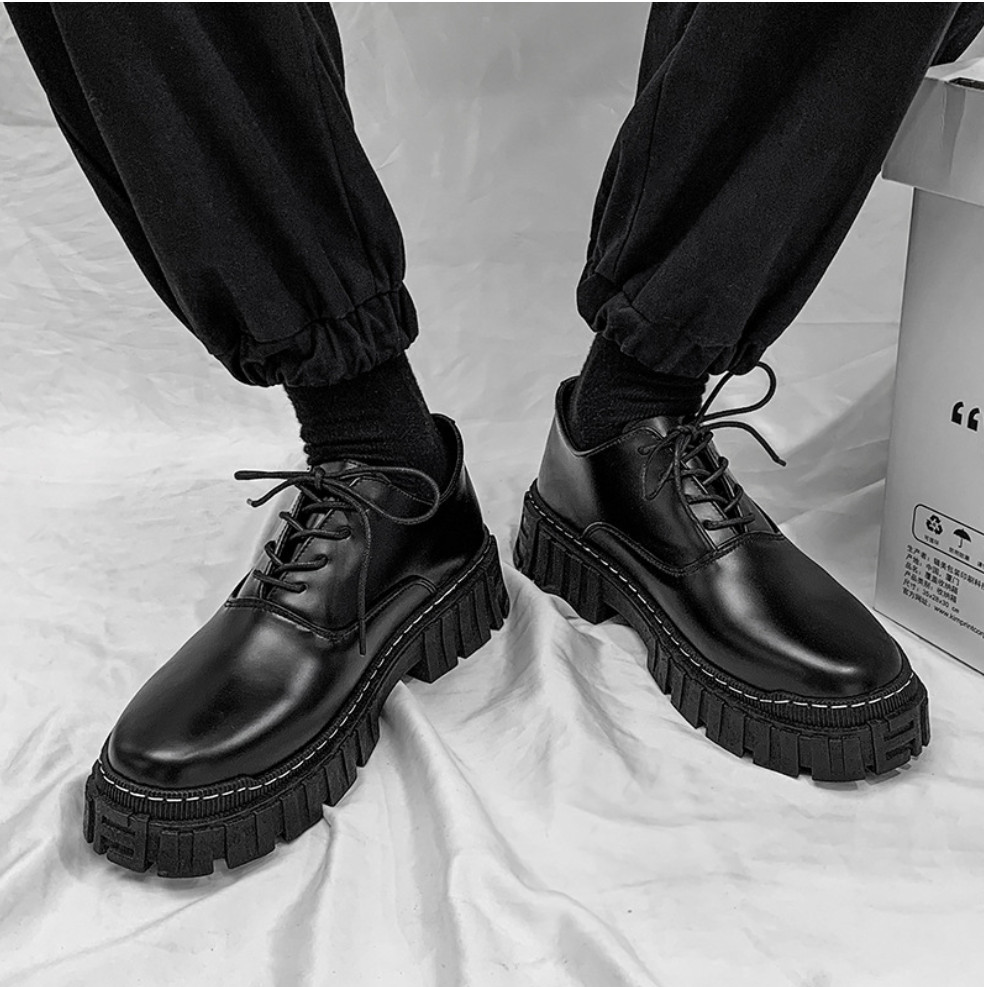 Giày Bốt dr martens JAM thấp cổ tăng chiều cao 6 cm MD01