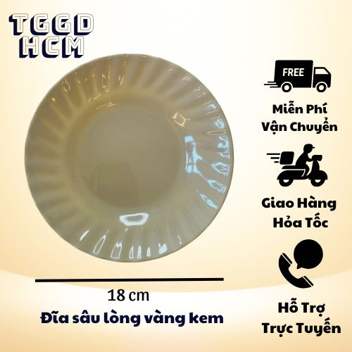 Đĩa nhựa sâu lòng, đĩa quán nhậu, đĩa nhựa melamine sâu lòng, Đĩa sâu lòng