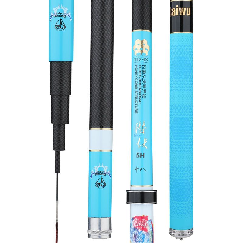 William 337 Taiwan Fishing Rods, Carbon Fishing Rods, Super Hard and Light  Fishing Rods, Large Rods, Herring, Handsticks (Size: 3.6 m) : :  Sports & Outdoors