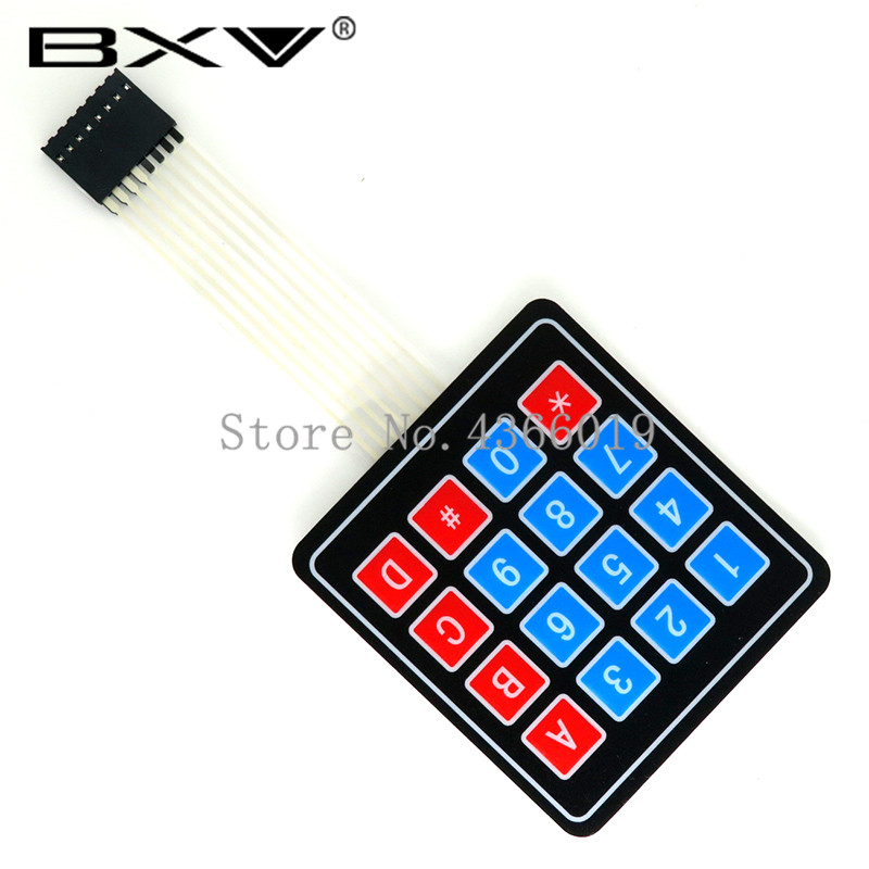 【Unique features】4 12 16 20 Key 1*4 4*3 4*4 4*5 Membrane Switch Keypad ...