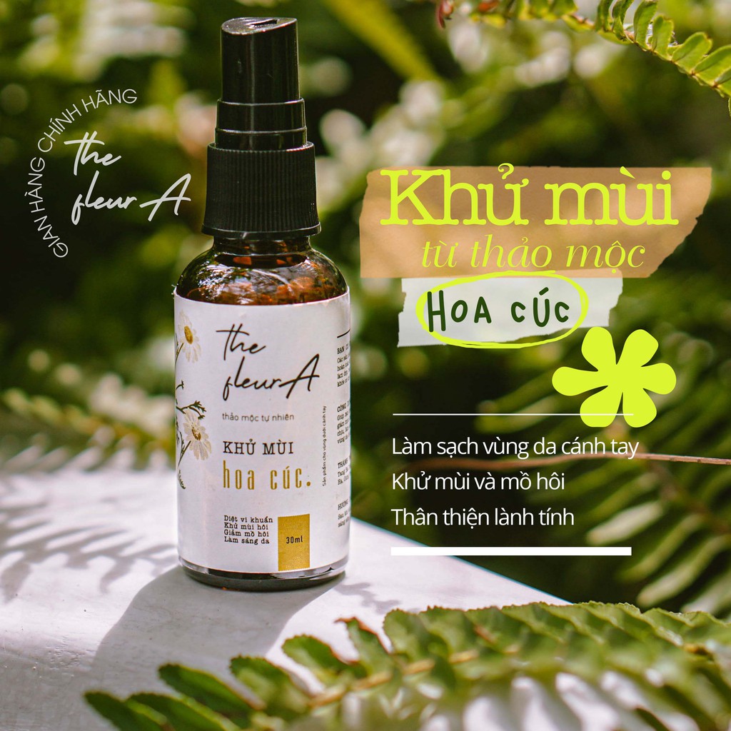 Xịt Khử Mùi Cơ Thể Hoa Cúc - Mẫu mới