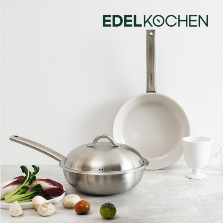 Chảo chống dính Edelkochen Easy Prism Cream