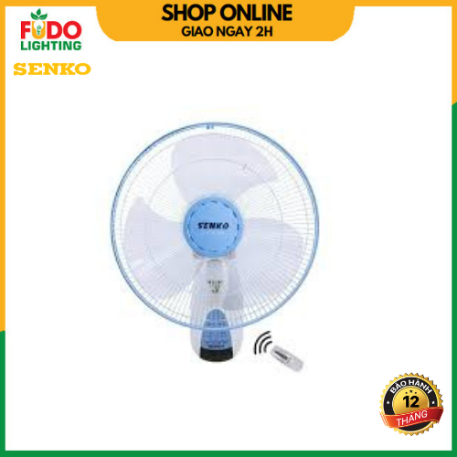 Quạt treo tường senko tr1628 có remote điều khiển từ xa - công suất 47w - tuấn yến - phương đông
