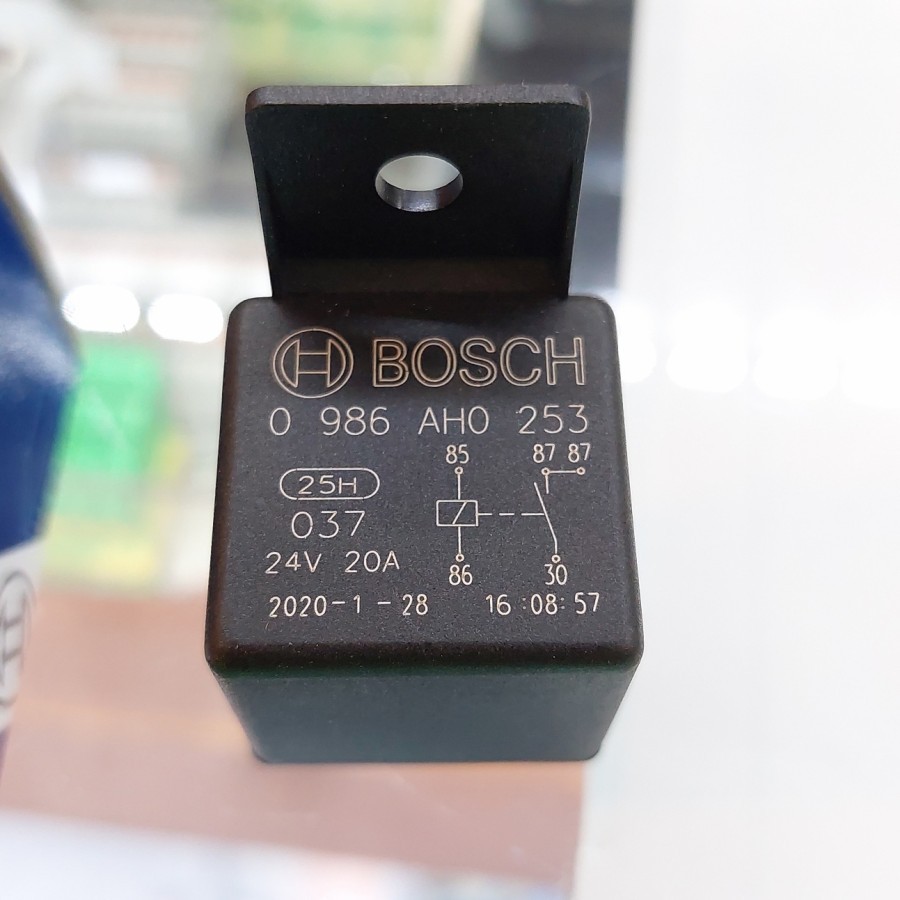 Relay BOSCH 24V / 24 Volt 5 Pin / Kaki 20A Taiwan Lazada Indonesia