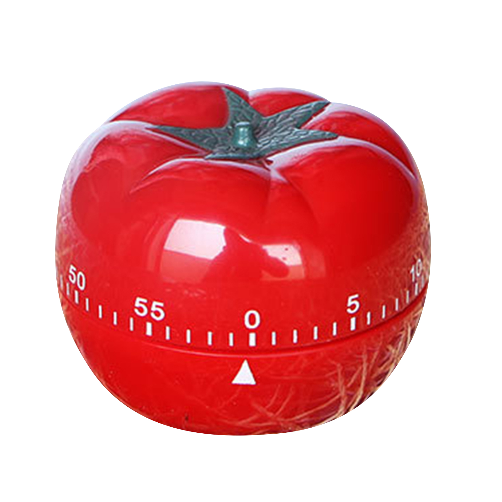 rego001 Tomato Shaped Kitchen Timer Decorative Kitchen Timer Kitchen Timer Cute Tomato Shape 1-60 Minute Countdown Mechanical Alarm Clock for Cooking Baking and More