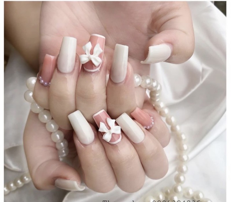 Charm nơ mẫu mới siêu đẹp - Mini Nails
