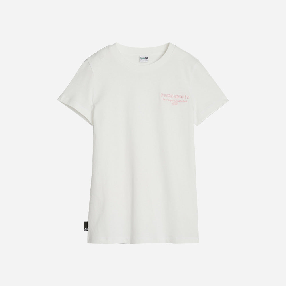 PUMA Áo thun thể thao nữ Team Graphic - 62143765