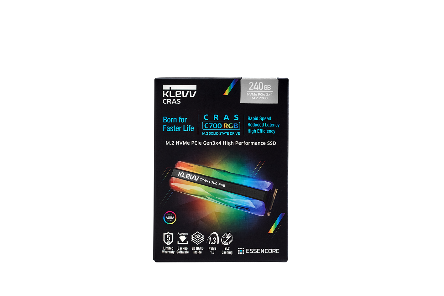 KLEVV CRAS C700 RGB NVME SSD