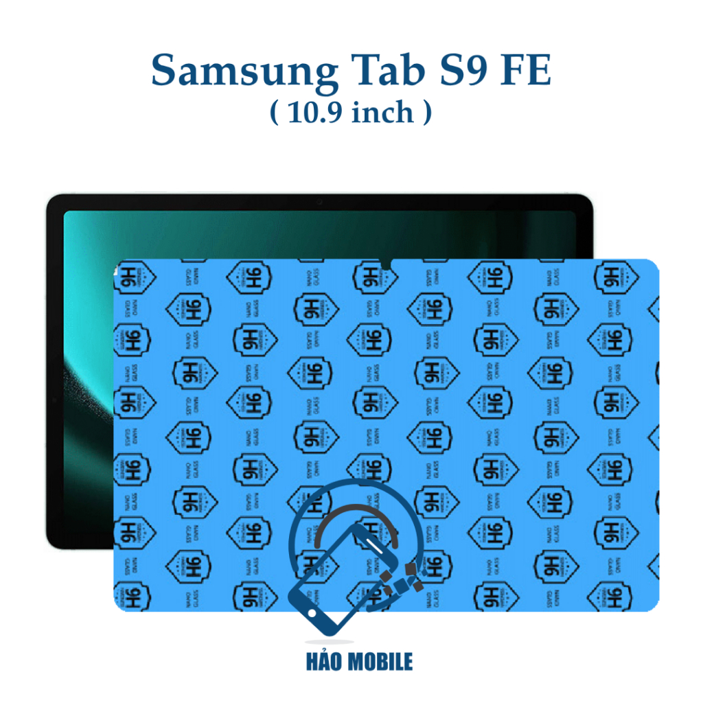 Dán cường lực dẻo nano mặt trước, mặt sau cho Samsung Tab S9 FE