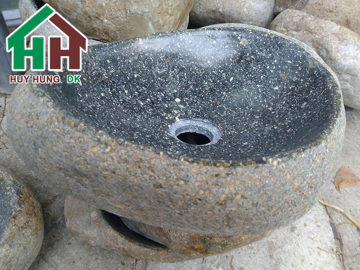 Lavabo Đá Cuội ( Chưa kèm vòi ) - Công ty Huy Hùng
