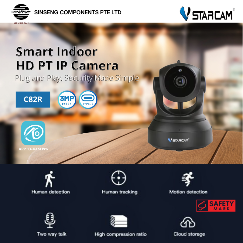 1080p Ip Vstarcam Review Upgraded 3MP Vstarcam Black C82R Wireless