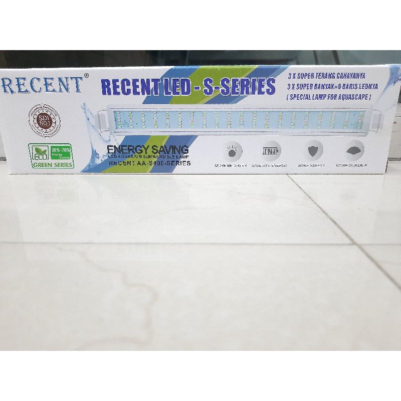 Lampu led aquarium aquascape RECENT AA S 300,400,500,600,700