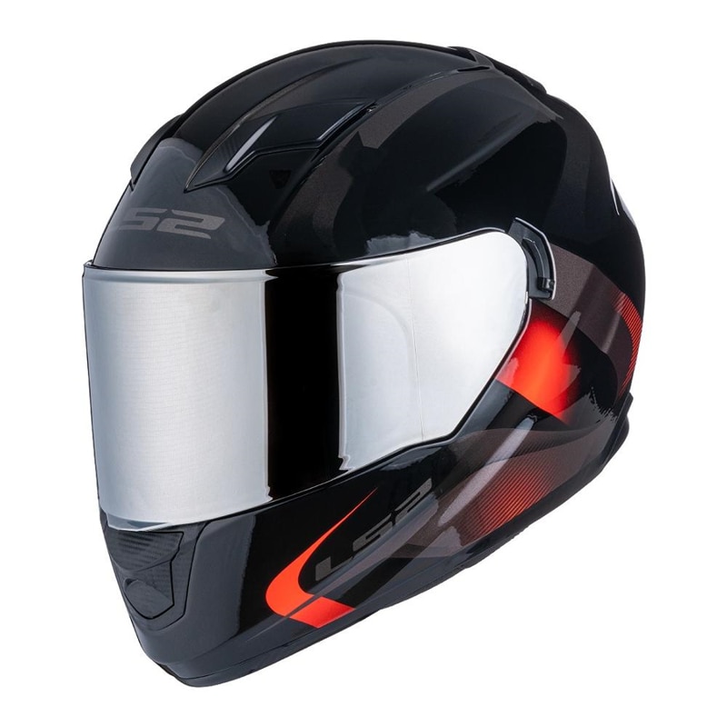 LS2 Visors For FF320 Stream FF353 Rapid FF328 FF800 Motorcycle Helmet Original Replace Extra Lens Black Iridium Silver