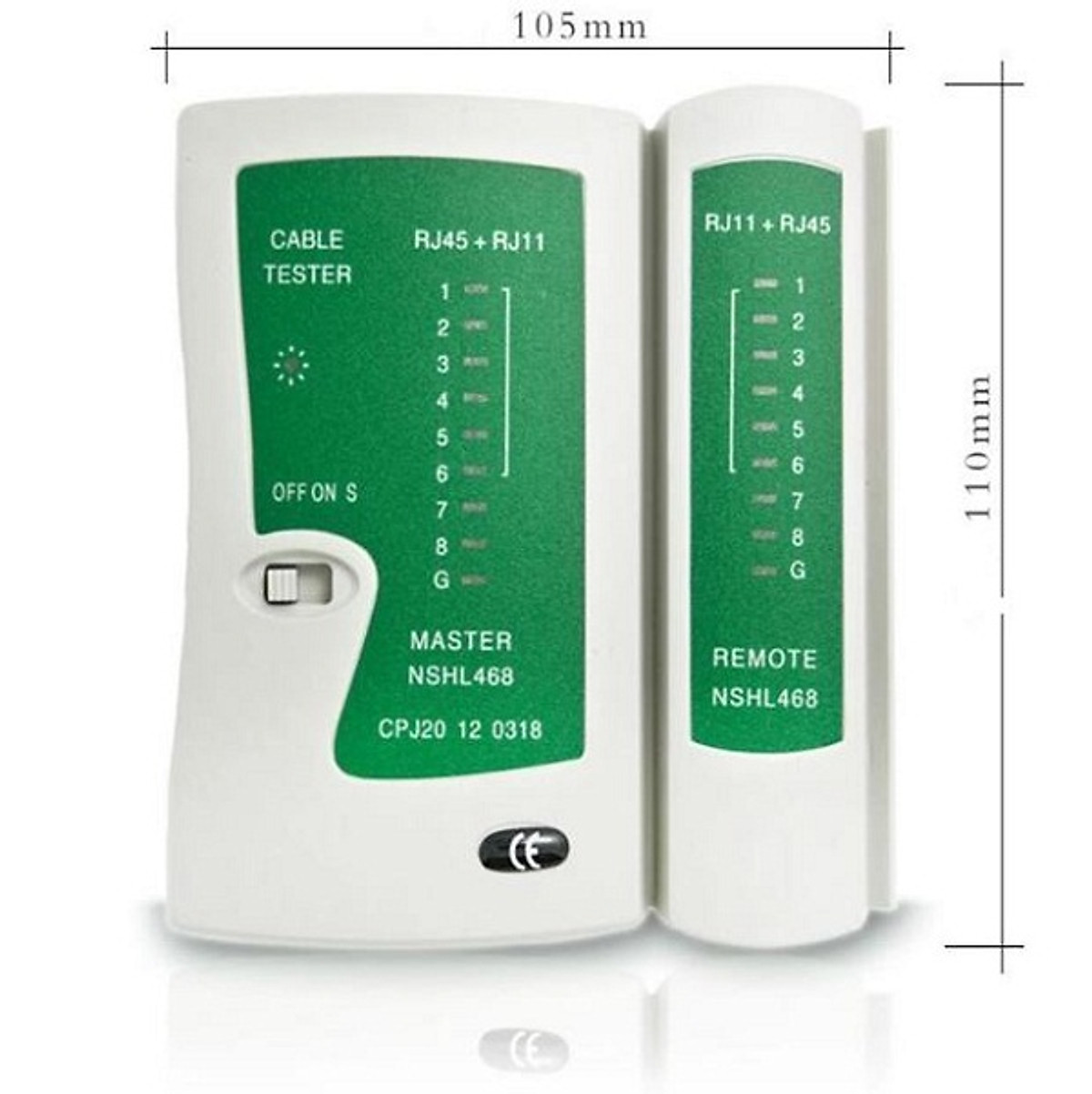HỘP TEST CÁP MẠNG RJ45 + PIN