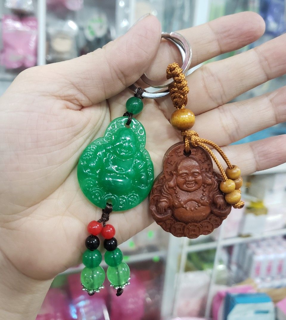 Móc xâu chìa khóa hình Phật Bình An