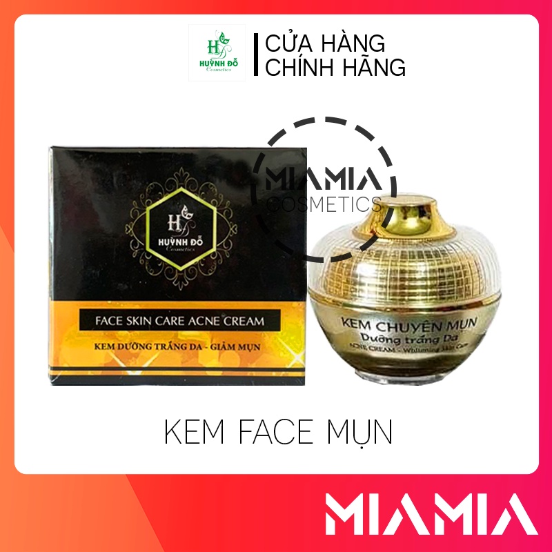 Hoàn tiền 15% - kem chuyên mụn huỳnh đỗ cosmetic chính hãng dưỡng trắng da giảm mụn