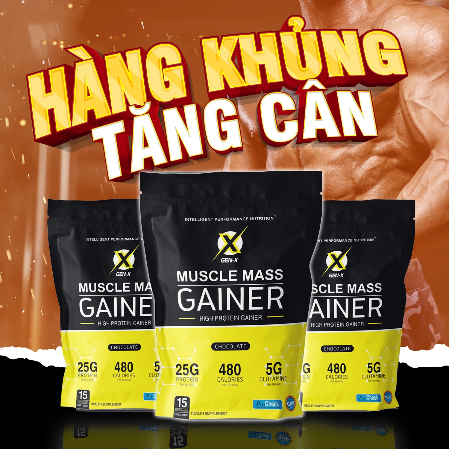 ComBo 2 Túi Sữa Tăng Cân Mass Gainer + Quà Tặng