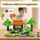 Mc DIY 100/200pcs My Building Block World Children's Educational Magnetic Building Block Assembly Toys. 