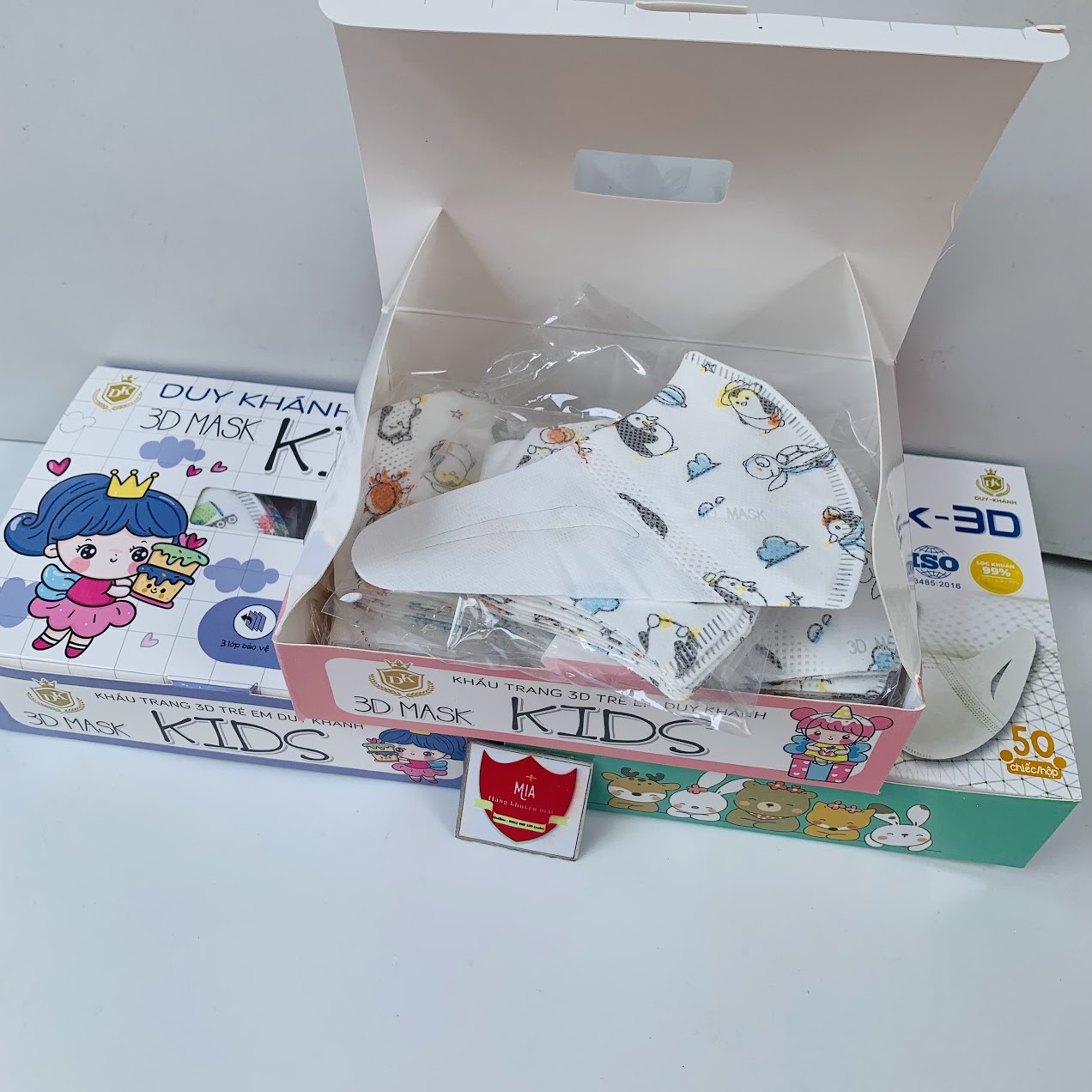 Set 50 cái 𝗞𝗛𝗔̂̉𝗨 𝗧𝗥𝗔𝗡𝗚 𝗚𝗔̂́𝗨 unimax cho bé từ 1 đến 3 tuổi