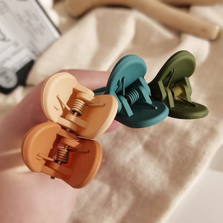 Kẹp tóc mỏ vịt màu Pastel Hàn quốc