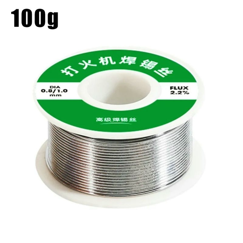 Thiếc Hàn 1.0mm 63/37 2.2% Flux Nhẹ Lửa 100g