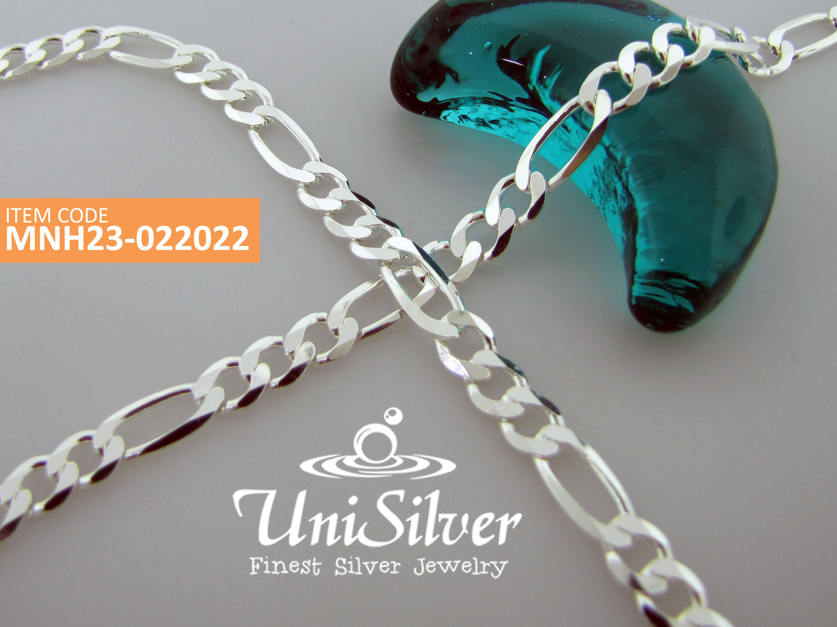 Unisilver 925 Sterling Men's Necklace 